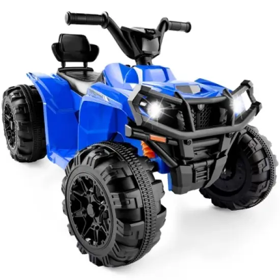 Best Choice Products 12V Kids Ride-On ATV Quad w/ Bluetooth, 2.4mph Max, Treaded Tires, LED Lights, Radio image {9}