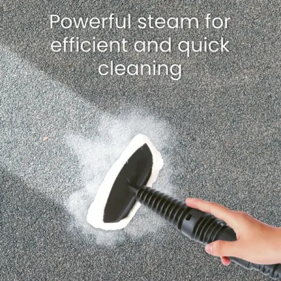 HOM Handheld Steam Cleaner with 5 Interchangeable Heads, Multipurpose Steamer For Home Furniture, Carpet, Car Seats, and Tile Grout image {3}