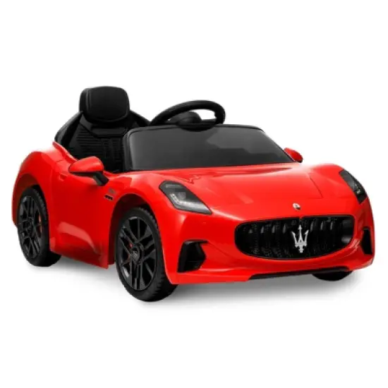 12V Ride On Car, Licensed Maserati Kids Electric Car with Remote Control, Battery Powered Vehicles image {9}
