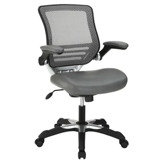 Edge Mesh Back with Leatherette Seat Office Chair - Modway image {6}