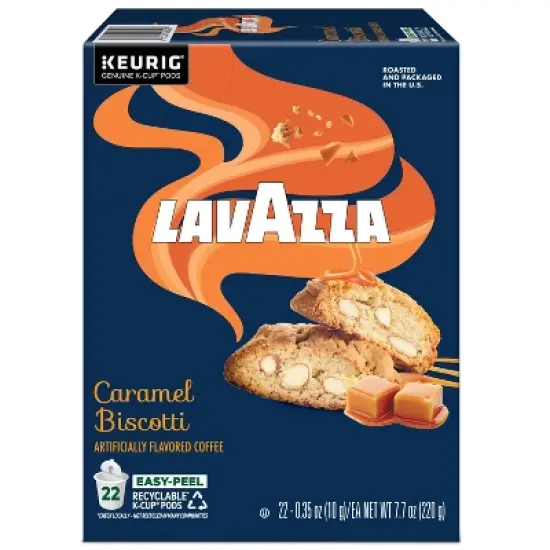 Lavazza Caramel Biscotti Medium Roast Keurig K-Cup Coffee Pods - 22ct image {8}
