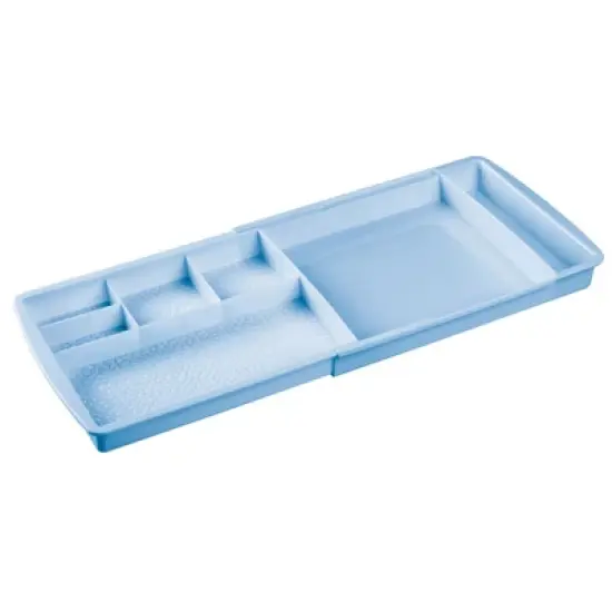 mDesign Expandable Makeup Organizer Tray for Bathroom Drawers image {10}