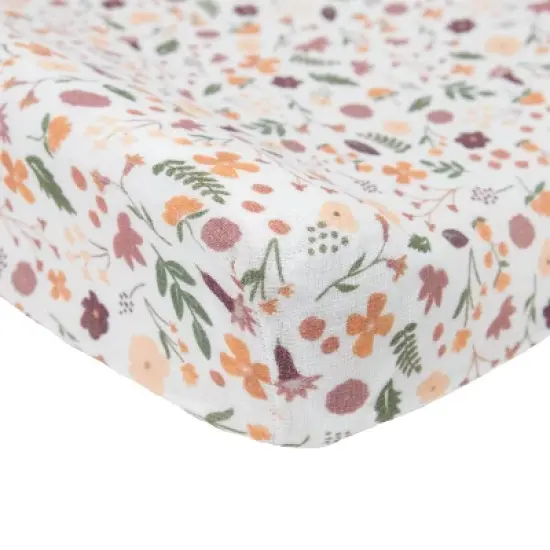 Red Rovr Organic Cotton Muslin Changing Pad Cover image {5}