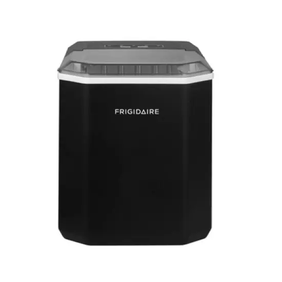 Frigidaire 26lb Compact Ice Maker - Black: Portable Countertop Ice Machine, Bullet Ice, 26lb Daily Production image {7}