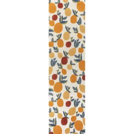 Limone Bold Lemon High-Low Indoor/Outdoor Area Rug - JONATHAN Y image {1}