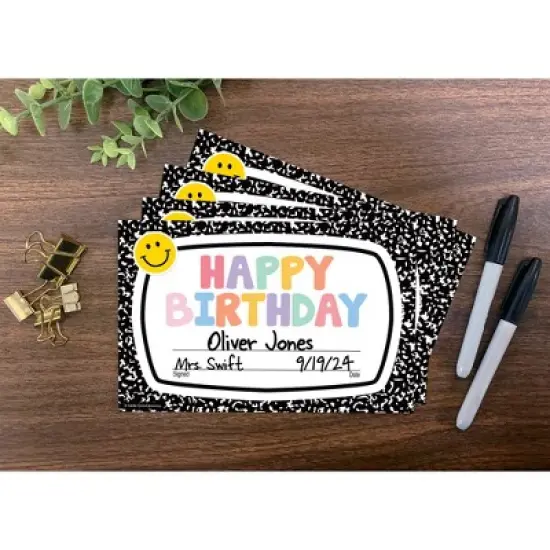 Teacher Created Resources&reg; Cool for School Happy Birthday Awards, 30 Per Pack, 6 Packs image {3}