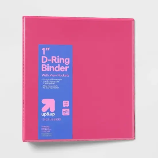 1" 3 Ring Binder Clear View - up&up&trade; image {14}