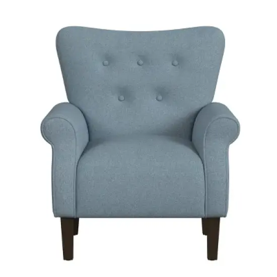 Rolled Arm Accent Chair - HomePop image {10}