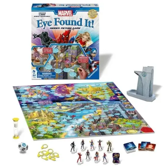 Ravensburger Marvel Eye Found It Board Game: Creative Thinking, 1-6 Players, Includes Cards & Dice image {20}