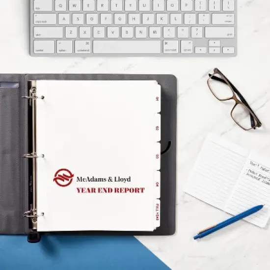 Avery Customizable Print-On Dividers for 3 Ring Binders, 5-Tab Set, 5 Sets (11515) image {6}