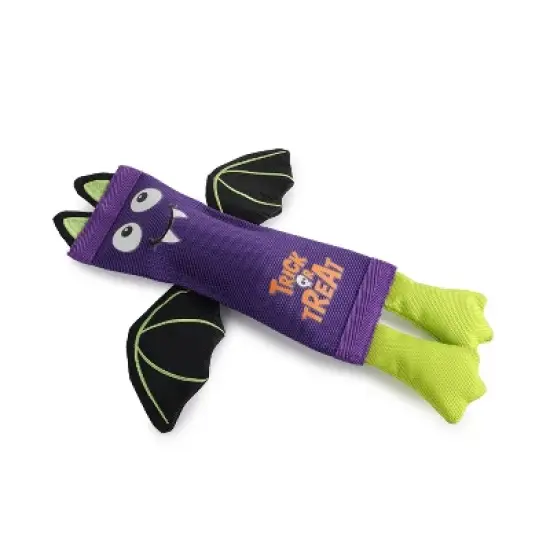 Allforpaws Happy Halloween Dog Toy Firehose Vampire Bat image {2}