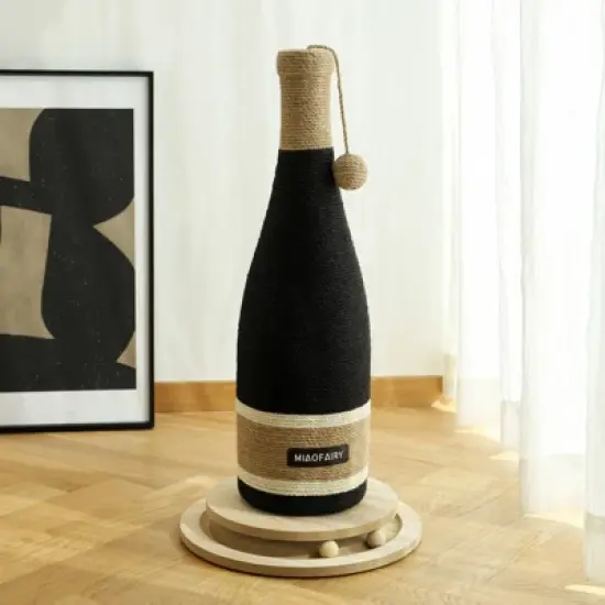 Fairyland&trade; - Wine Bottle Cat Scratching Post with Toy Ball image {5}