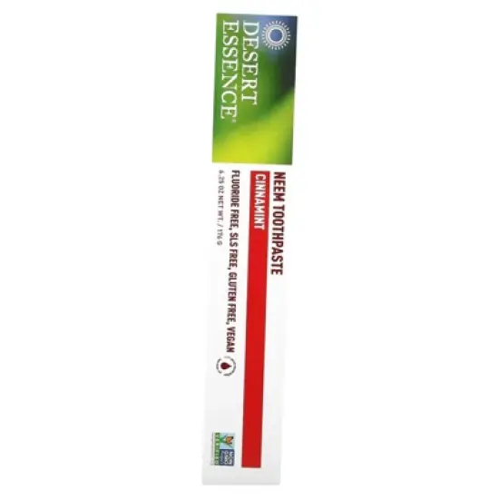 Desert Essence Cinnamint Natural Neem Toothpaste - 6.25 oz image {2}