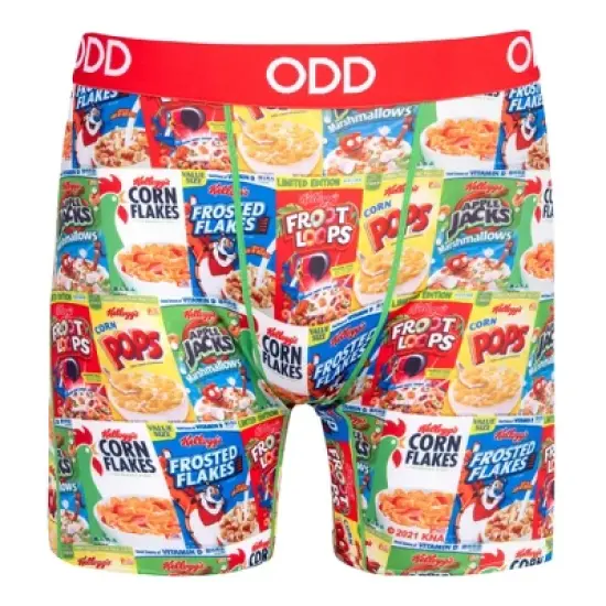 Odd Sox, Men's FUnny Boxer Briefs, Kellogg's Cereal Prints, Assorted Styles image {7}