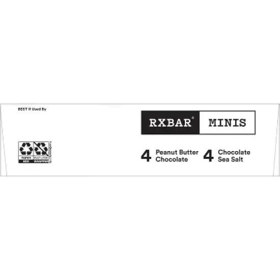 RXBAR Minis Chocolate Sea Salt & Peanut Butter Chocolate Protein Bars - 7.36oz/8ct image {8}