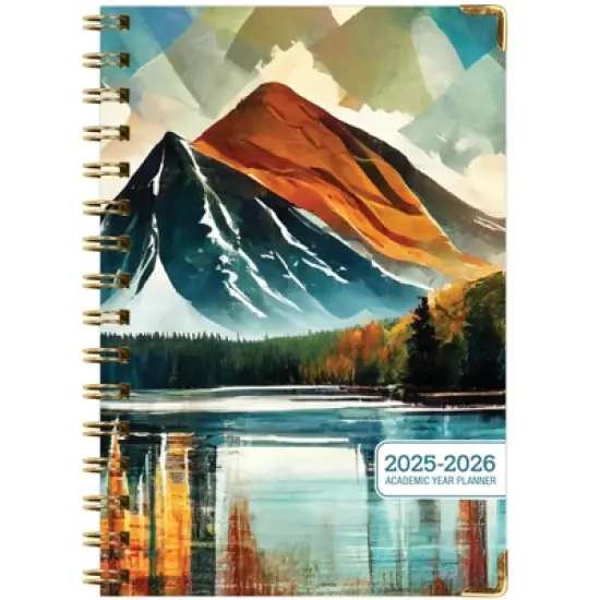 Global Printed Products Hardcover AY 2025-2026 Fashion Planner - 5.5"x8" (Lake View) image {6}