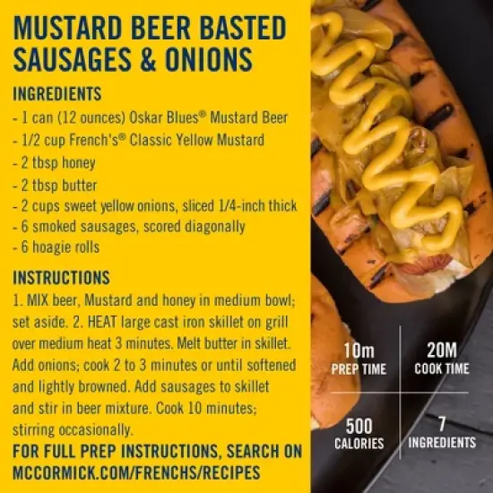 French's Classic Yellow Mustard - 8oz image {5}