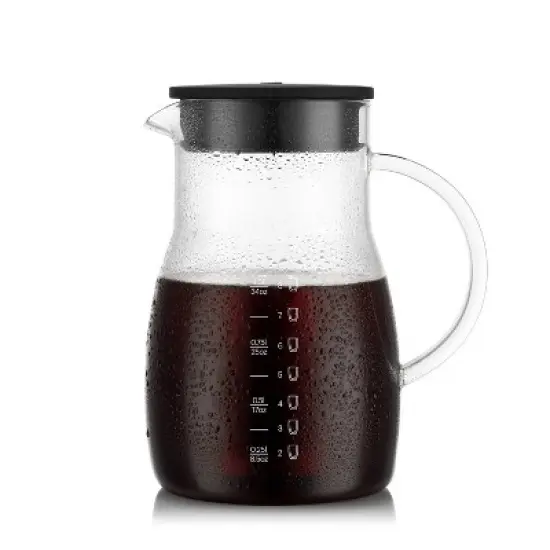 Bodum Melior 8c 34oz Cold Brew and Ice Tea Maker: Cold Brew Coffee Maker, BPA-Free, Dishwasher-Safe, Reusable Filter image {2}