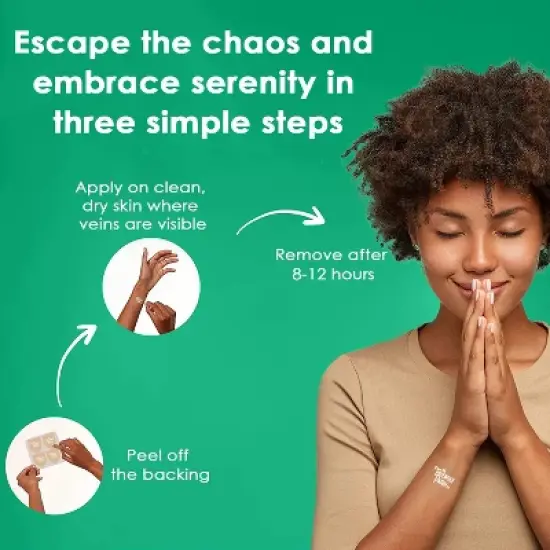 The Friendly Patch Zen Patches 28 Stress, Relax, Calm, Ashwagandha, Gaba & Gotu Kola image {10}