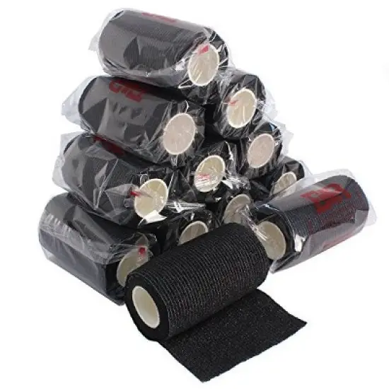 Self Adherent Cohesive Bandages, 4" x 5 Yards - 12 Count image {12}