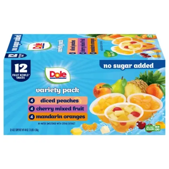 Dole Fruit Cups Variety Box - 12ct image {7}
