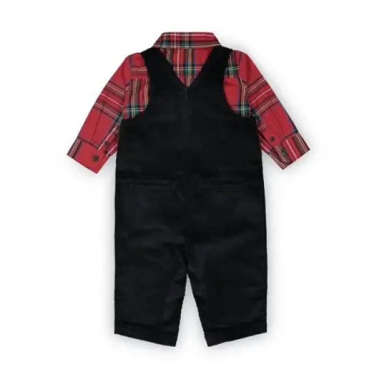 Hope & Henry Baby Organic Cotton Dapper Overall Set image {2}