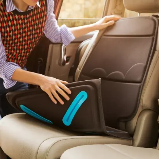 Munchkin Brica Elite Seat Guardian Car Seat Protector, Crash Test Approved - Dark Gray image {2}