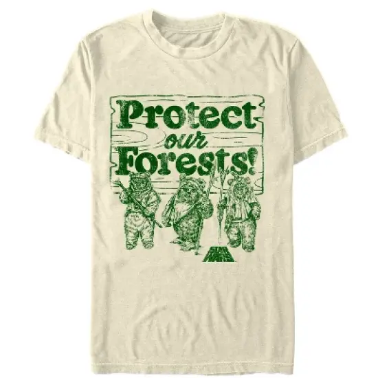 Men's Star Wars Ewok Protect Our Forests T-Shirt image {3}