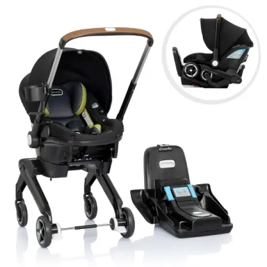 Evenflo Shyft DualRide Travel System with Carryall Storage image {36}