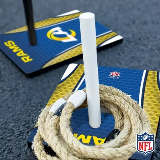 NFL Los Angeles Rams Solid Wood Quoits Toss Game image {7}