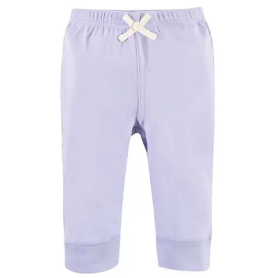 Touched by Nature Baby and Toddler Girl Organic Cotton Pants, Flutter Garden image {4}