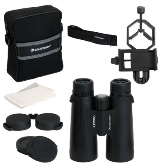 Celestron Outland 10x50 Binocular Bundle with Smartphone Adapter image {4}