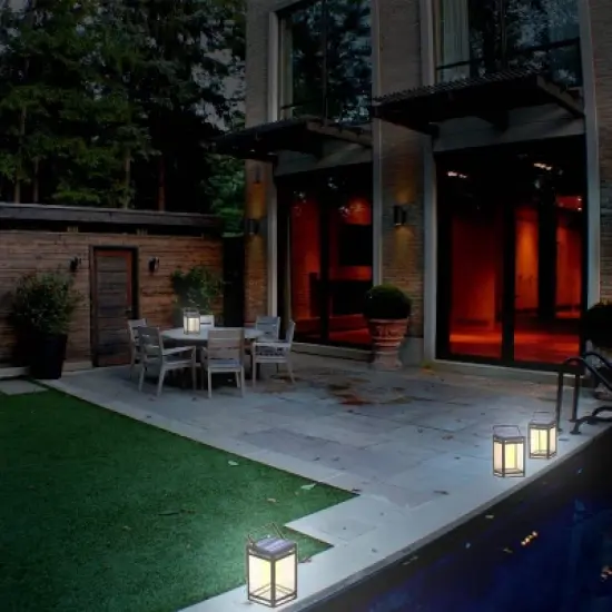 Portable Outdoor Lantern with Clear Panel - Techko Maid image {9}