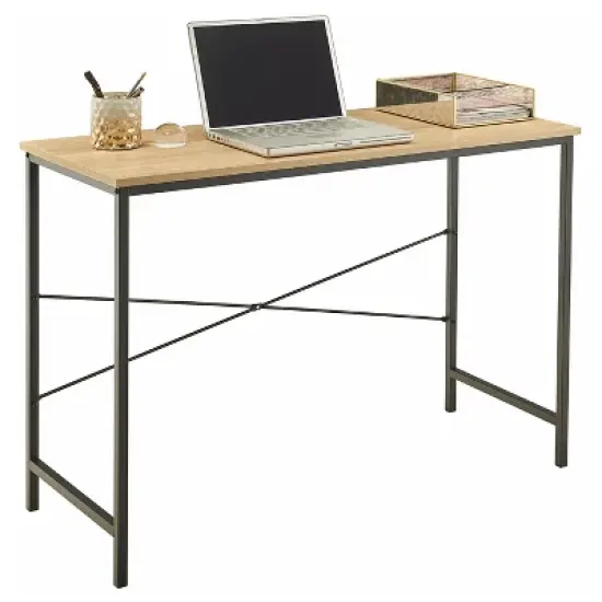 Desk Mixed Material Light Brown - ClosetMaid image {1}