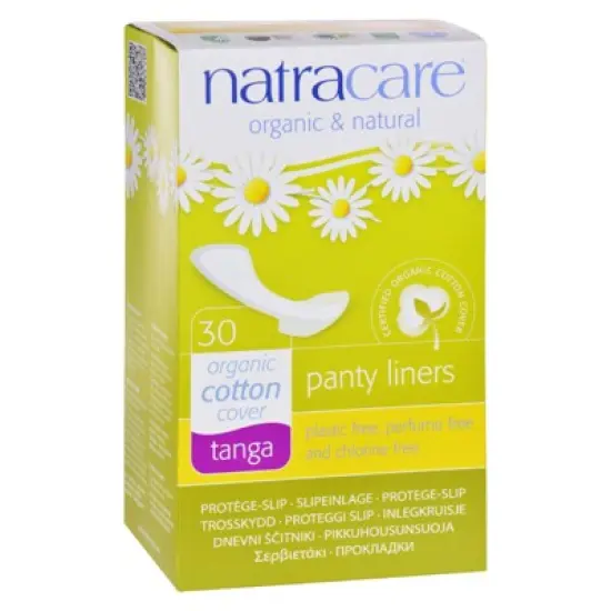 Natracare Organic Cotton Panty Liners Tanga - 30 ct image {4}