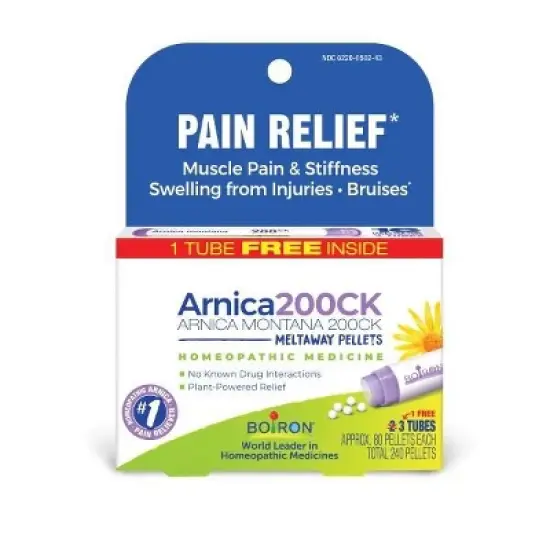 Arnica Montana 200CK 3 MDT by Boiron  -  240 Pellet image {2}