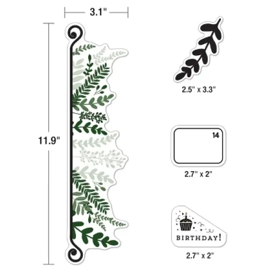 Carson Dellosa Education Farmhouse Calendar Bulletin Board Set (123 pieces) image {3}