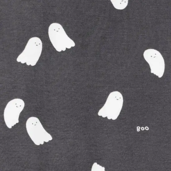 Carter's Just One You&reg; Baby 2pc Halloween Ghosts Comfy Soft Top & Bottom Set - Dark Gray image {4}