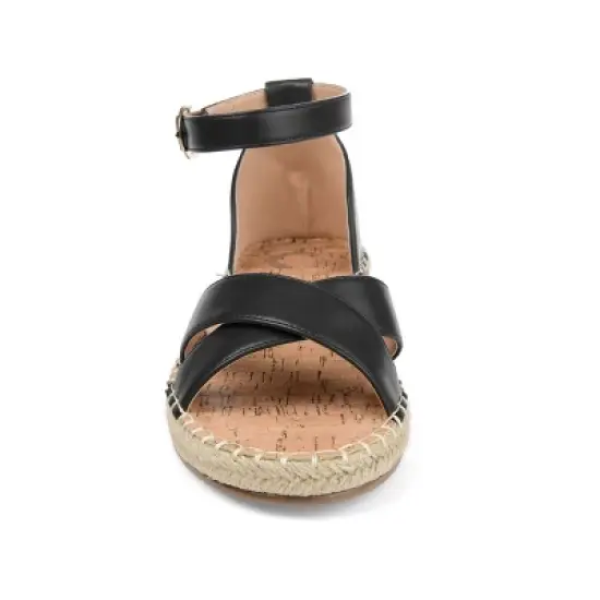 Journee Collection Womens Lyddia Espadrille Flat Sandals image {5}