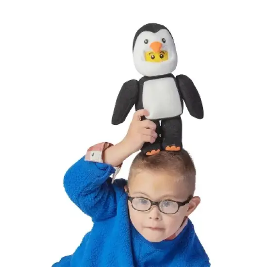 Manhattan Toy Company LEGO&reg; Minifigure Penguin Boy 7" Plush Character image {1}