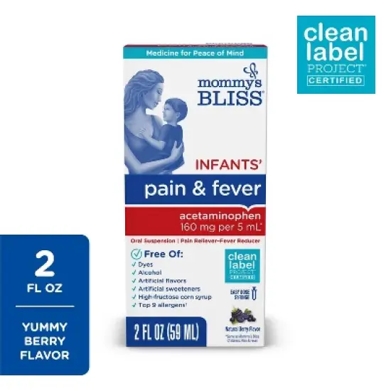 Mommy's Bliss Infants Acetaminophen Pain Reliever Liquid - 2oz image {11}