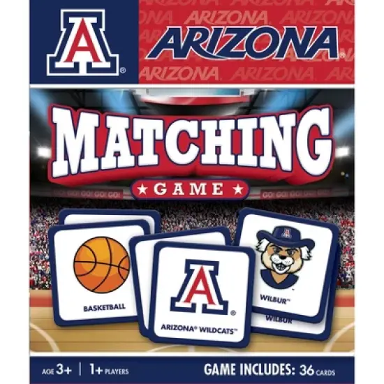 MasterPieces Officially Licensed NCAA Arizona Wildcats Matching Game for Kids and Families image {1}
