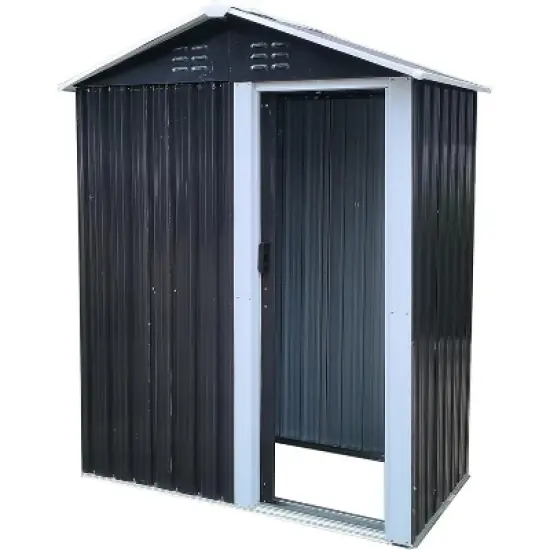 5x3 FT Outdoor Metal Storage Shed,Waterproof Garden Sheds with Lockable Door,Outdoor Storage Tool Shed for Yard,Garden,Patio,Lawn image {7}