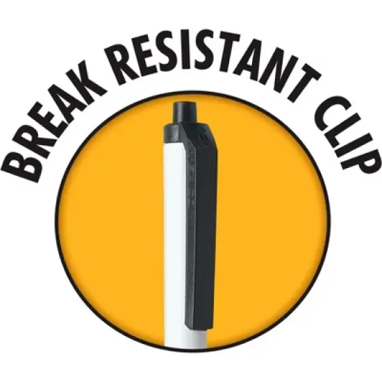 BIC Clic Stic Retractable Ballpoint Pen, 1 mm Medium Tip, Black, Pack of 12 image {1}