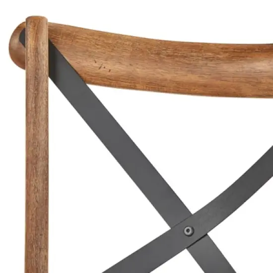 Set of 2 Constance Cross Back Dining Chairs - Buylateral image {4}