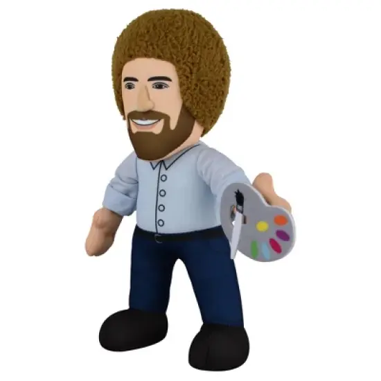 Bleacher Creatures Bob Ross 10" Plush Figure image {2}