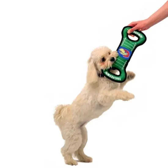 NCAA Kansas Jayhawks Football Field Dog Toy image {3}