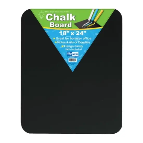 Flipside Products Chalk Board, Black, 18" x 24", Pack of 3 image {3}