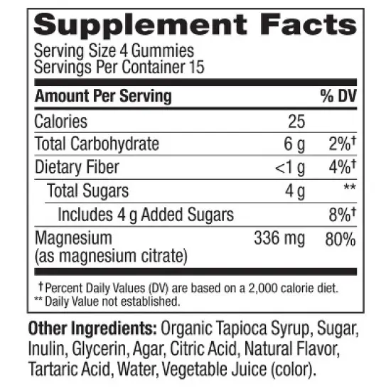 OLLY Vitamin Magnesium Gummies - 60ct image {6}
