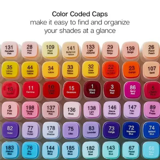 KINGART PRO Double-Ended Alcohol Markers 120 Colors image {5}